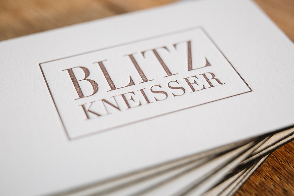 Letterpress-Visitenkarten