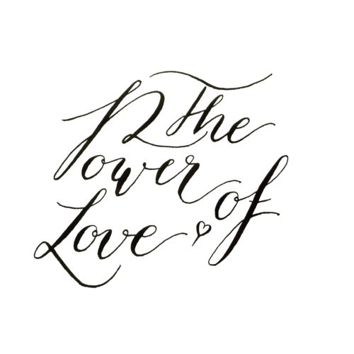 Lettering und Kalligrafie Letter♡Liebe