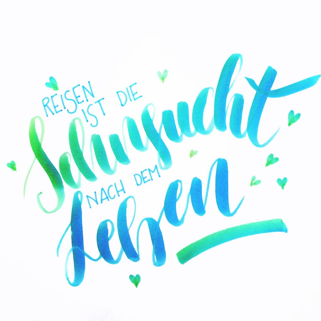Lettering und Kalligrafie Letter♡Liebe