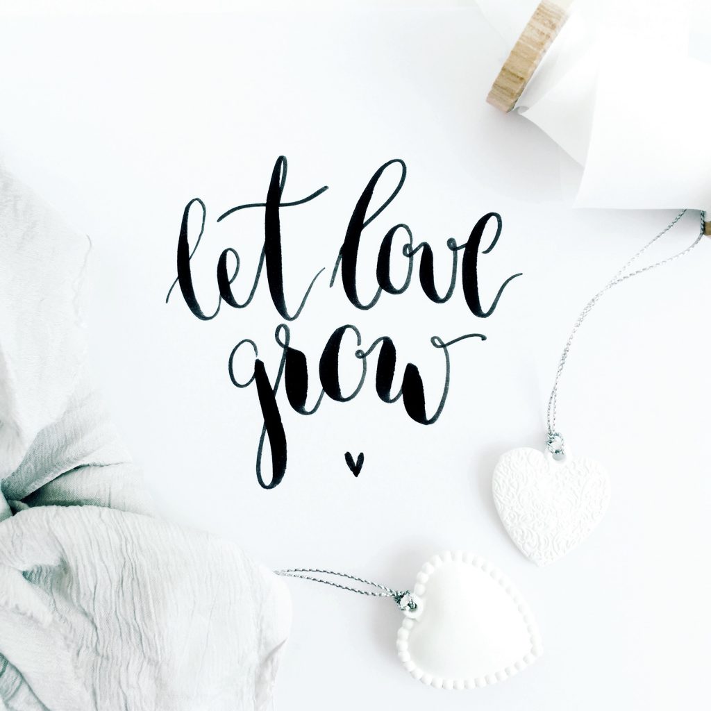 Lettering und Kalligrafie Letter♡Liebe 0910/2016 Papier♡Liebe.at