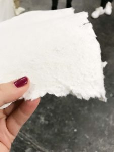 Gmund Papier – Start der Besichtigung ist die Aufbereitung der Zellstoffmasse.