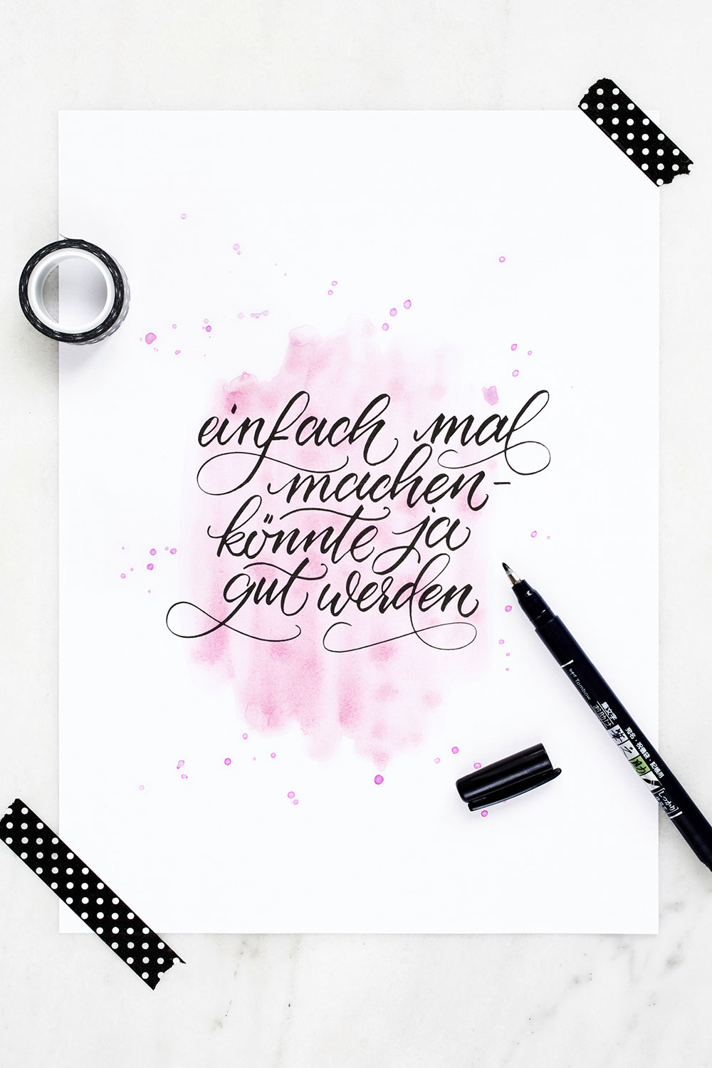 Handlettering & Moderne Kalligrafie by Katja Haas PapierLiebe.at