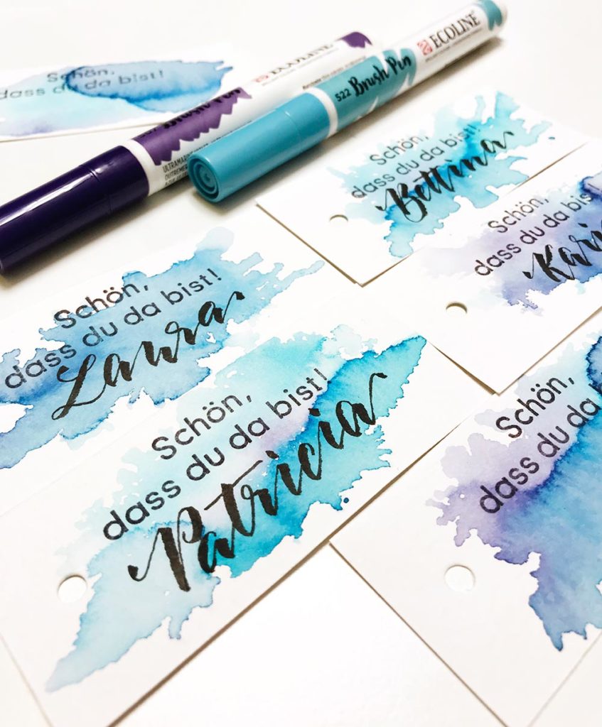 Brush-Lettering & Watercolor