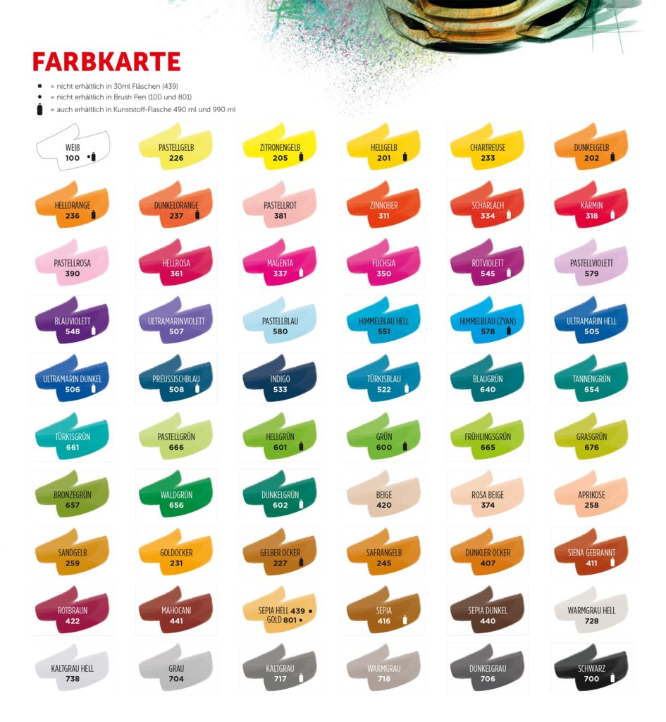 Royal Talens Ecoline Farben