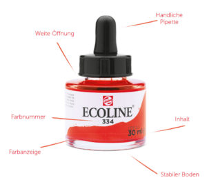 Ecoline Flasche mit Pipette