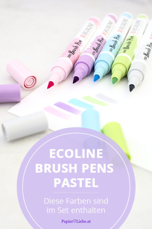 Lust auf Frühling mit dem Ecoline Brush Pen PastelSet von Royal Talens