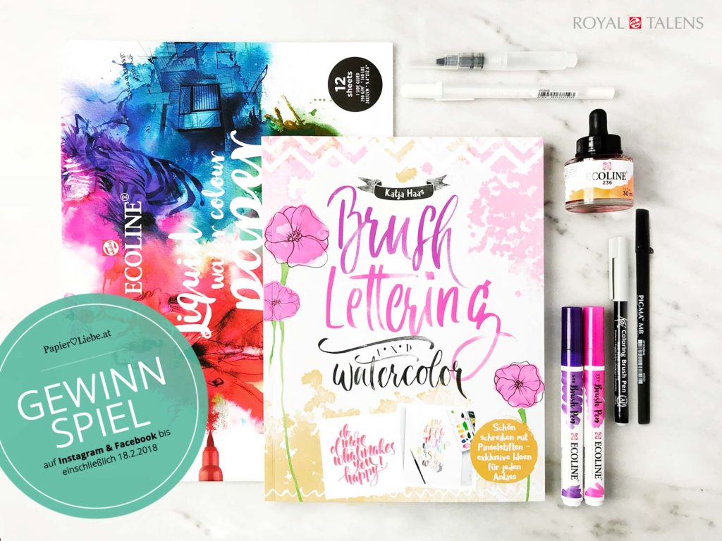 Gewinnspiel Brush-Lettering-Set