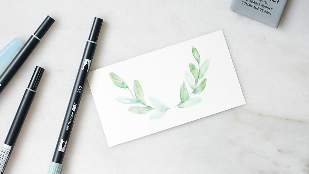 watercolor-blaetter-leaves-making-of