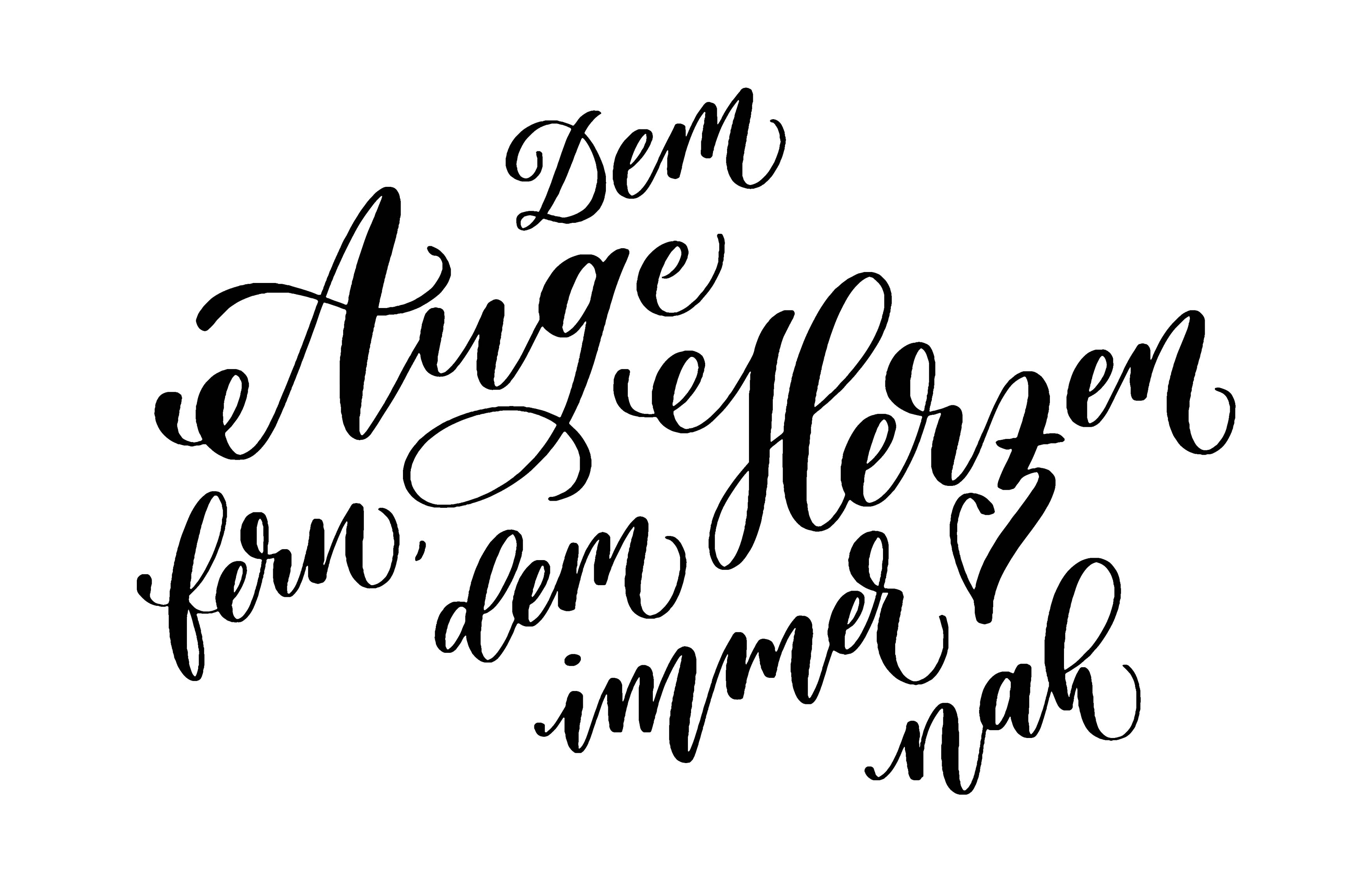 Trauerkarte Dem Auge fern, dem Herzen immer nah Katja Haas