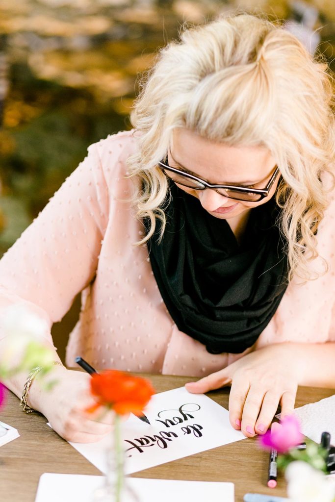 Katja Haas Brush-Lettering Workshop