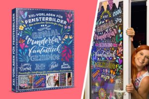 XXL-Vorlage für Fensterbilder