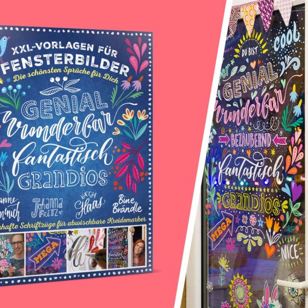 XXL-Vorlage für Fensterbilder