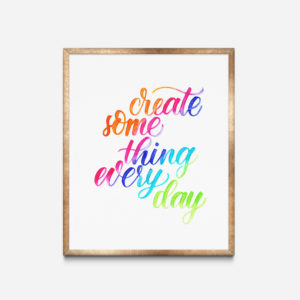 create some thing every day