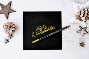 Stabilo Pen 68 metallic Frohe Weihnachten