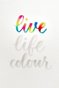 Watercolor-Blending mit Ecoline Brush Pens
