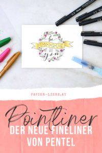 POINTLINER – Der neue Fineliner von Pentel