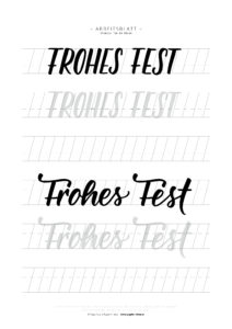 Arbeitsblatt Stabil Pen 68 brush – Frohes Fest