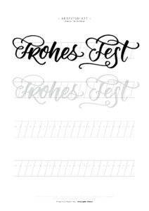 Arbeitsblatt Stabil Pen 68 brush – Frohes Fest