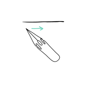 Mittelstrich Moderne Kalligrafie