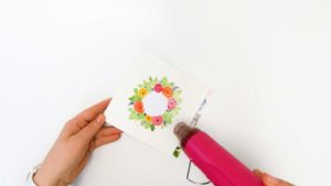 Spring vibes – Watercolor-Tipp: Maskieren mit Etikettenpapier