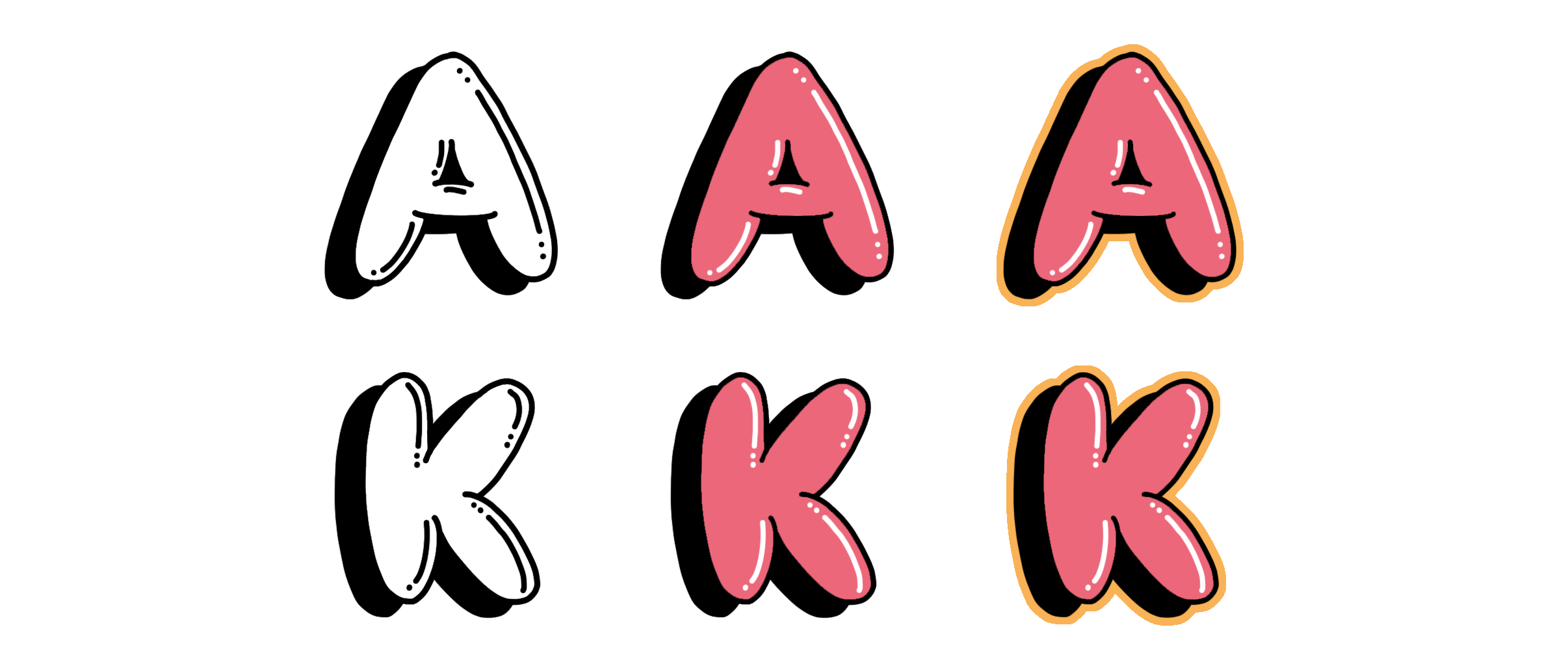 Bubble-Lettering-Highlights