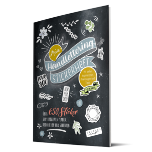 Handlettering Stickerheft by Katja Haas | PapierLiebe