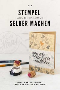 Stempel aus Moosgummi selber machen