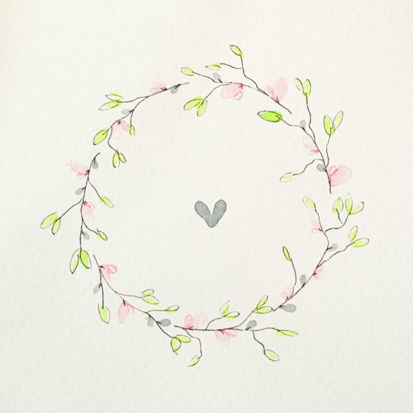 Easy-peasy Frühlingskranz