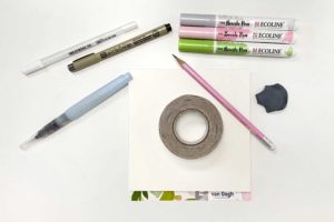 Material für Frühlingskranz