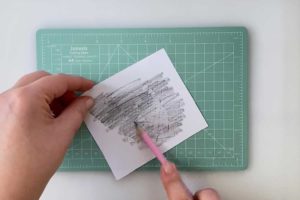 Prägen mit Prägestift – Hand Embossing