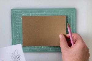 Prägen mit Prägestift – Hand Embossing