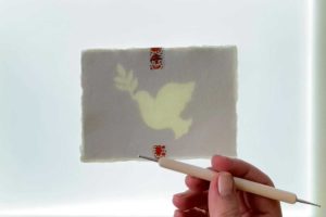 Prägen mit Prägestift – Hand Embossing