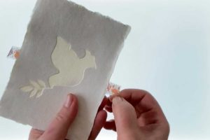 Prägen mit Prägestift – Hand Embossing