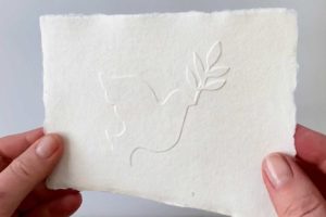 Prägen mit Prägestift – Hand Embossing