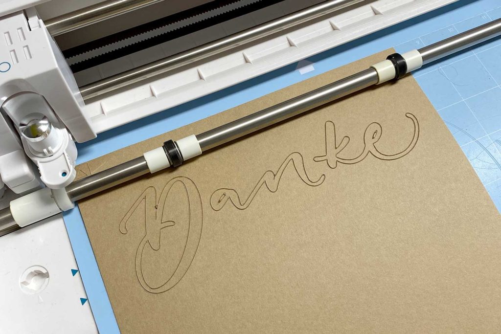 Papier prägen – Schablone mit Schneideplotter erstellen
