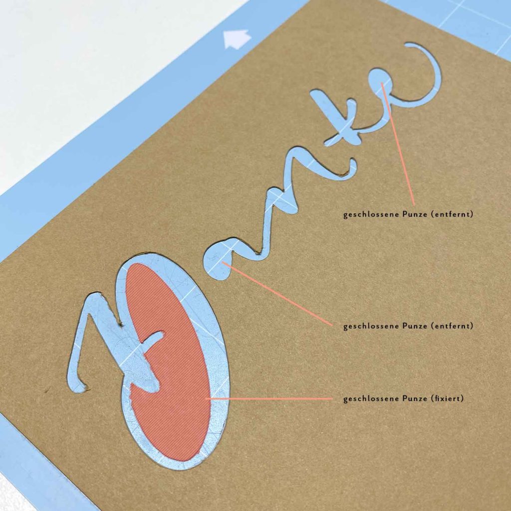 Papier prägen – Schablone mit Schneideplotter erstellen