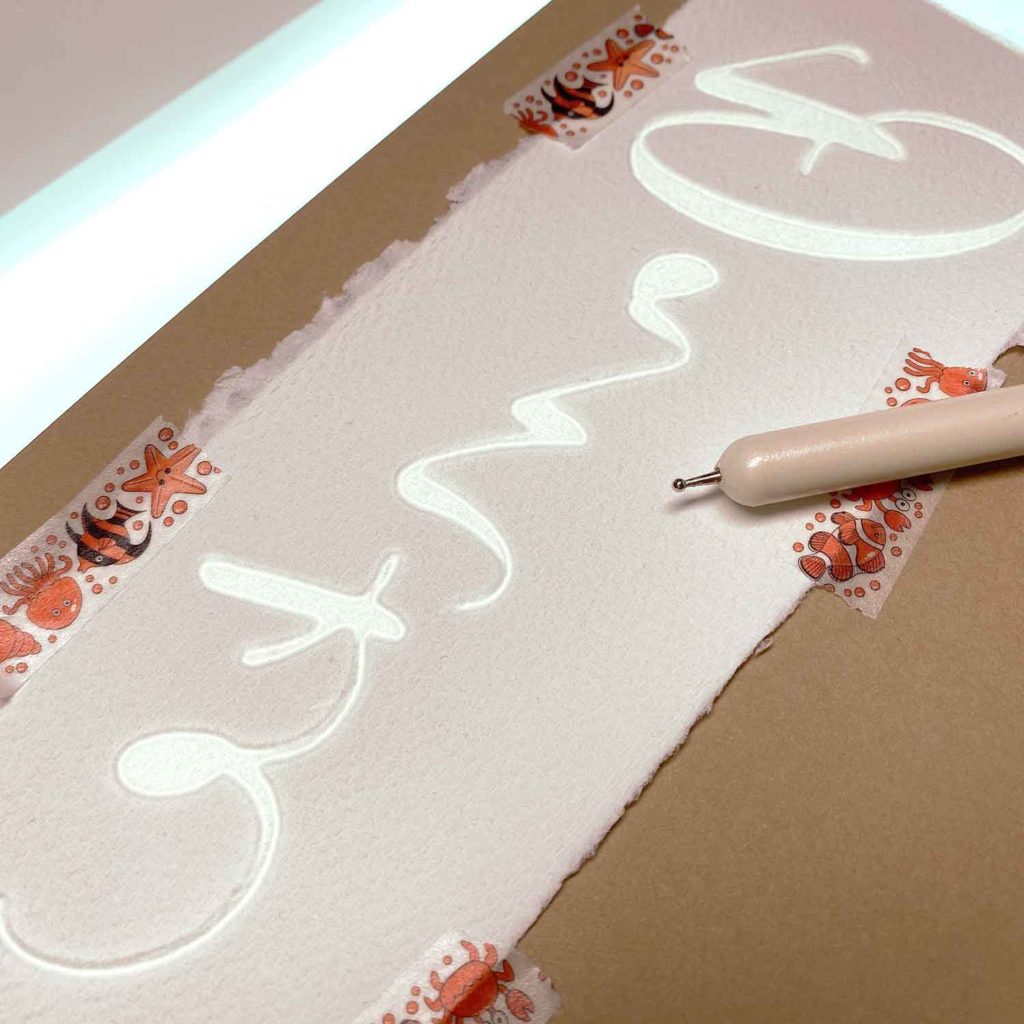 Papier prägen – Schablone mit Schneideplotter erstellen