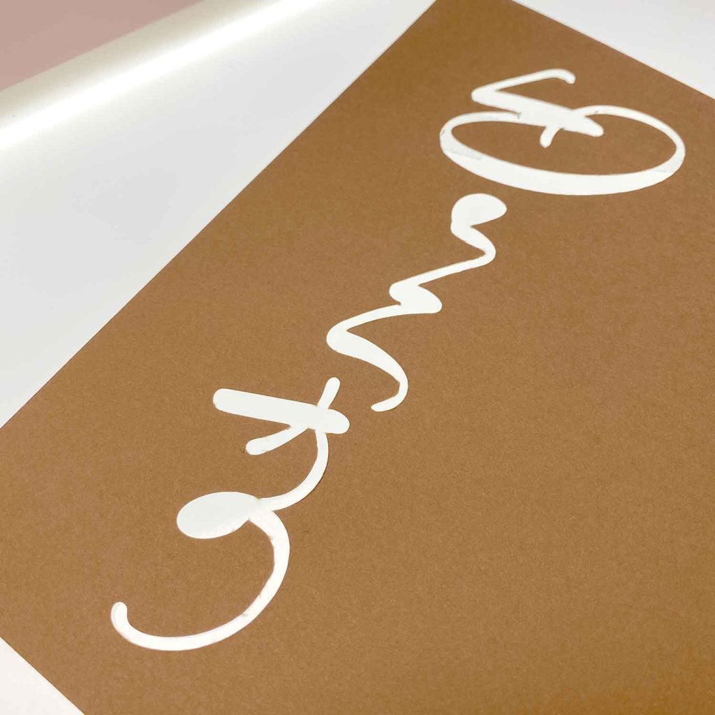 Papier prägen – Schablone mit Schneideplotter erstellen