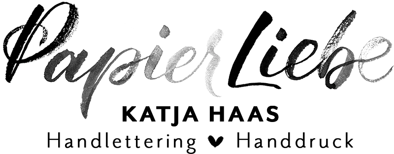 PapierLiebe Katja Haas – Handlettering & Handdruck