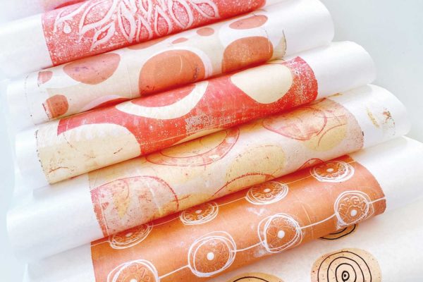 Gelli Print, Geldruck, Gellidruck – drucken mit Gelatine