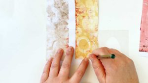 Osterkarte gestalten mit Gelli Print