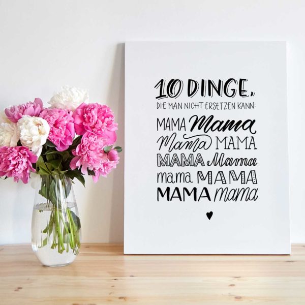 Mama – Handlettering-Spruch für Muttertag