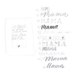 HandletteringSpruch für Muttertag Katja Haas PapierLiebe
