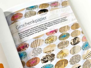 Papier trifft Faden – Buchseiten bunt bestickt von Anka Brüggemann
