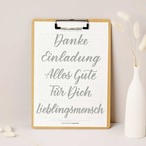 Onlinekurs Brush-Lettering BASIC