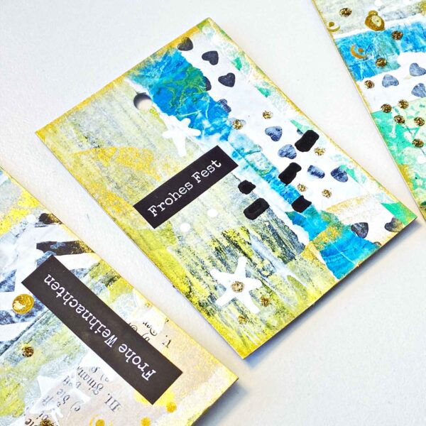 MixedMediaCollage „XMASEdition“ Der Minikurs Katja Haas