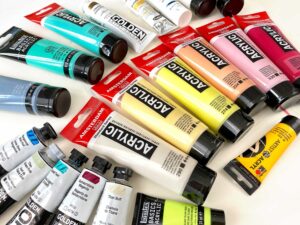 Acrylfarben Anfänger Tipps für Gelli Print