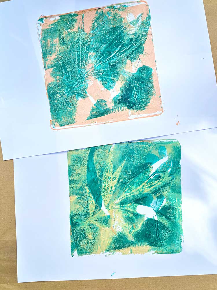 Gelli Print Workshop – Katja Haas | PapierLiebe