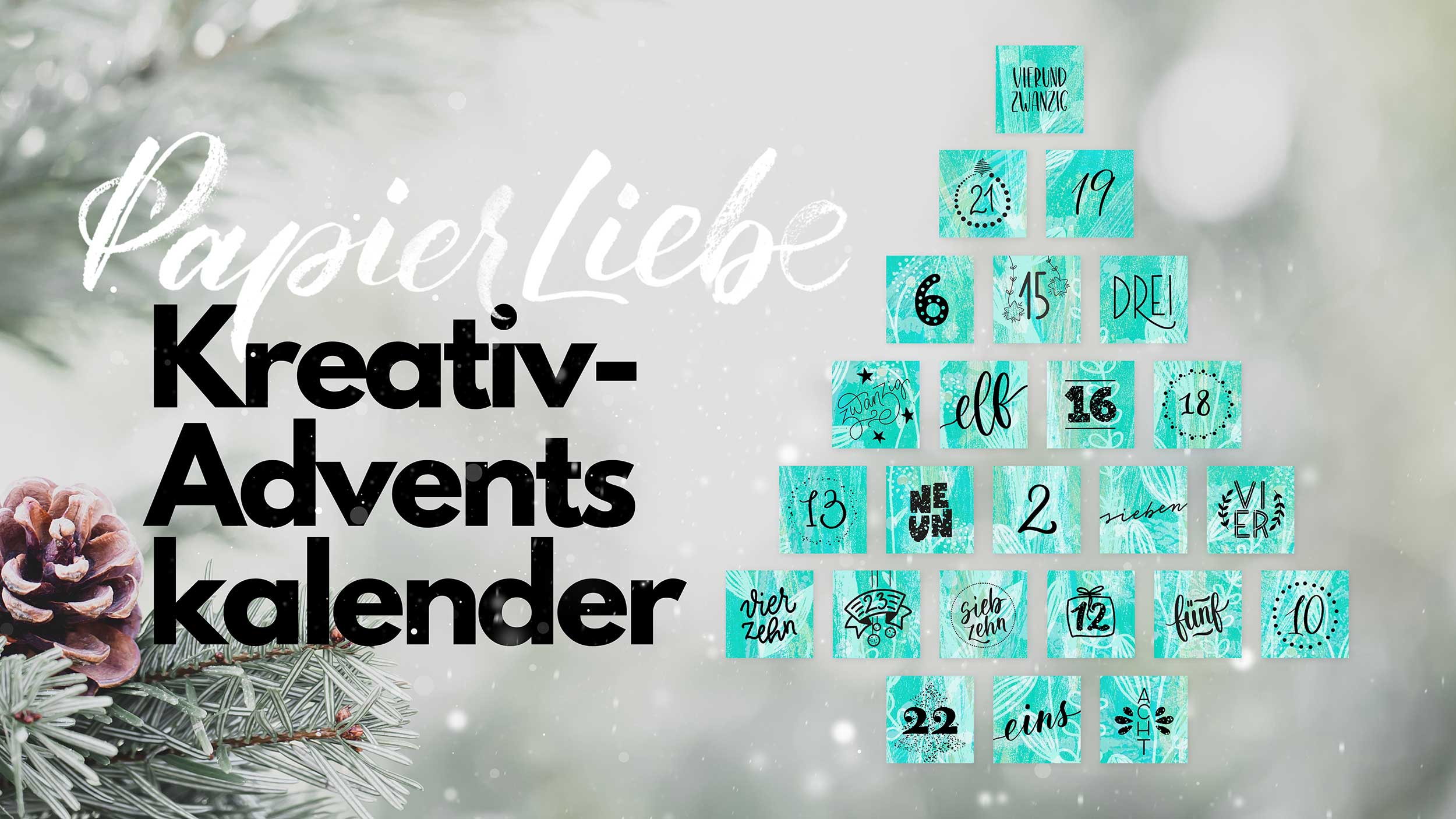 PapierLiebe Kreativ-Adventskalender