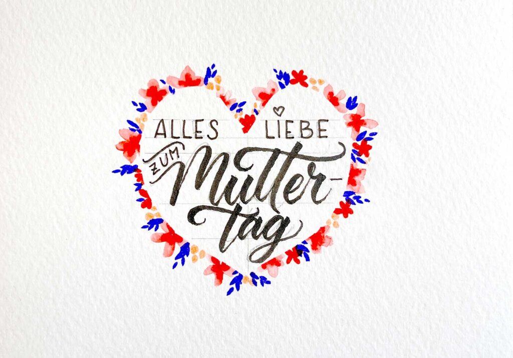 Karte zum Muttertag – Schnell und einfach gemacht